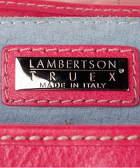 Lambertson Truex Pink Baguette Shoulder Bag