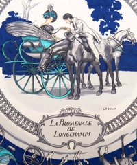 Hermès Carré 'La Promenade de Longchamps' - Designed by Philippe Ledoux