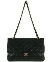 Chanel Black Medium Double Flap Shoulder Bag