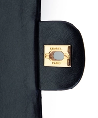 Chanel Black Medium Double Flap Shoulder Bag
