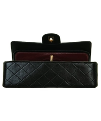 Chanel Black Medium Double Flap Shoulder Bag