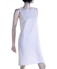 Christian Dior Broderie Anglaise Sleeveless Dress