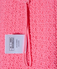 Chanel Spring 2023 Ready to Wear Hot Pink Sleeveless Cardigan