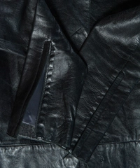 Costume National Black Leather Jacket