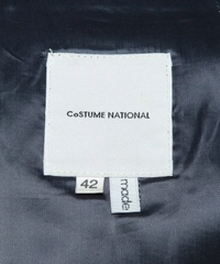 Costume National Black Leather Jacket