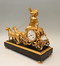 A very rare Empire mantle clock - image 5