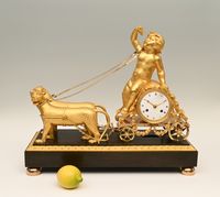 A very rare Empire mantle clock - image 1