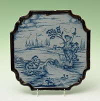 A pair of Delft plaques - image 4