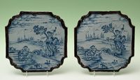 A pair of Delft plaques - image 1