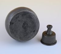 A pewter bottle - image 4