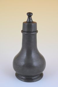 A pewter bottle - image 3