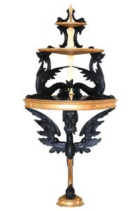 A decorative corner console - image 1