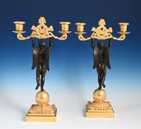 A pair of ormolu Empire candelabras - image 5