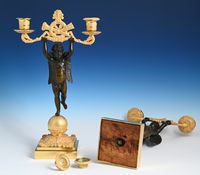 A pair of ormolu Empire candelabras - image 7