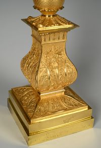 A pair of large ormolu Empire candelabras - image 7