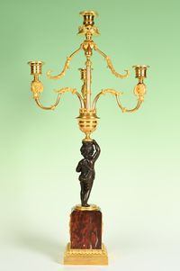 Een stel Directoire kandelaars - afbeelding 6