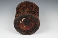 A Chinese bamboo brush pot - image 6