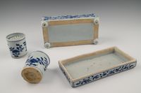 A rare Chinese porcelain inkwell - image 4