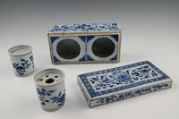 A rare Chinese porcelain inkwell - image 3