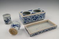 A rare Chinese porcelain inkwell - image 5