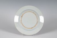 Een set van zes Chinese porseleinen Imari borden - afbeelding 3