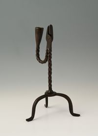 A rare bronze candle holder - image 1