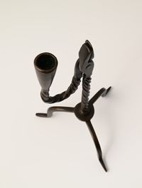 A rare bronze candle holder - image 8