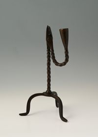 A rare bronze candle holder - image 5