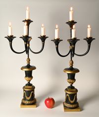 A pair of large candelabras - image 1