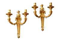 A pair of French Louis XVI style Wall Sconces - image 1