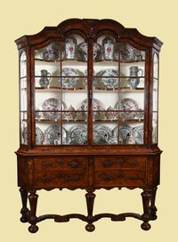 A rare Dutch small display cabinet - image 2