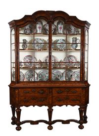 A rare Dutch small display cabinet - image 1