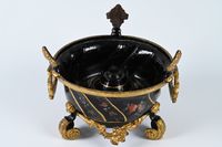 A pewter bouilloire on a stand. - image 5