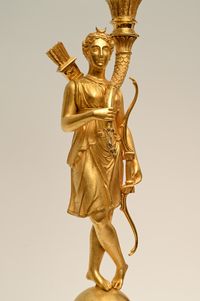 A pair of large ormolu Empire candelabras - image 4