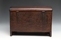 A 17th century oak bridal chest - image 5