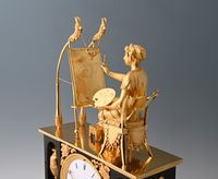 Empire pendule ‘Allegory of Painting’ - image 5