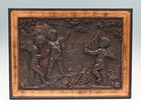 A walnut relief - image 1