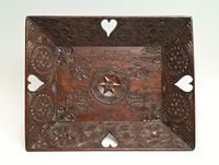 A Dutch oak diaper basket - image 3