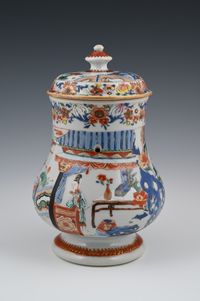 Chinese Famille Rose potpourri set - afbeelding 7