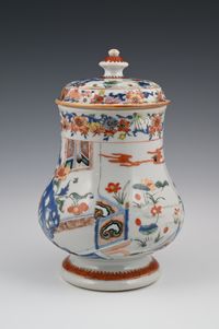 Chinese Famille Rose potpourri set - afbeelding 8