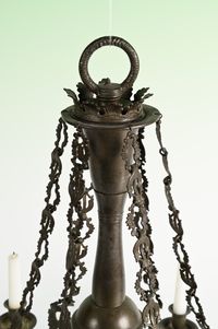 A rare pewter chandelier - image 4