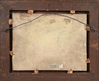 Een majolica plaquette, Castelli. - afbeelding 2