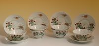 A set of six Japanese porcelain cup and saucers - image 1