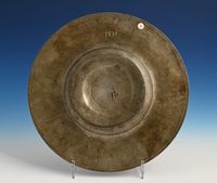 A pewter relief plate - image 2