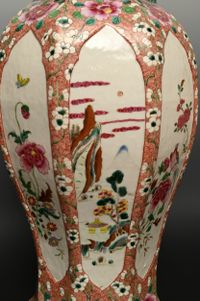 A large Chinese Famille Rose Vase - image 9