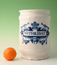 A Delftware apothecary jar - image 1