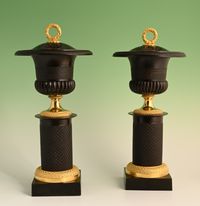 A pair of Empire Cassolettes - image 1