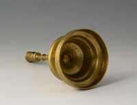 A Dutch bronze candlestick - image 7