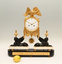 An exceptional Louis Seize mantel clock. - image 1