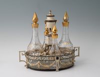 An 18th century Dutch oil and vinegar / cruet set - image 1
